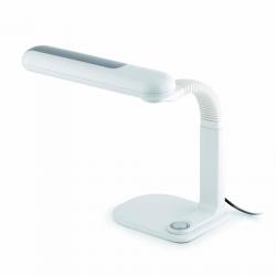 Darwin Lampe Schreibtischleuchte weiß/Grau Táctil