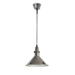 Bell Pendant Lamp Grey Dark E27 23w