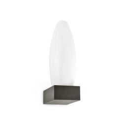 Flame Wall Lamp Outdoor 1L E27 25w Grey Oscuro