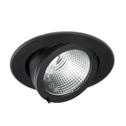 Pascal Downlight abatible C dimmable Tm PGJ5 12º 20/35w negro
