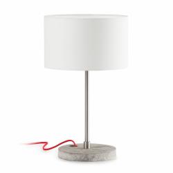 Concrete Table Lamp 1L E27 40w white