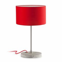 Concrete Table Lamp 1L E27 40w Red