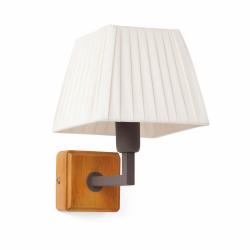Thym Wall Lamp Wood 1 E14 40w