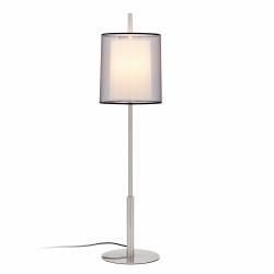 Saba Lampe de table níquel Mat E27 40w H84