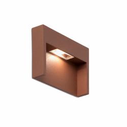 Jeff Recessed wall LED 1x3.4w 4000ºK 60Lm Brown