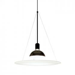 Frisbi Pendant Lamp 1x105W E27 Black/Chrome/opal