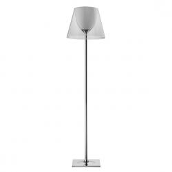 Ktribe F2 lámpara de Lâmpada de assoalho 162cm 1x150w E27 Cromo/Transparente