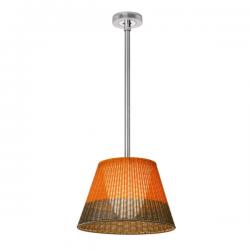 Romeo Outdoor C1 Pendant Lamp of Outdoor Halogen 80cm PVC orange/Grey