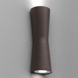 Clessidra Wall Lamp Doble Outdoor 2xLED 10w Brown Oscuro