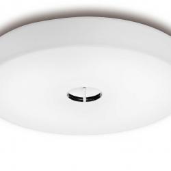 Button luz de parede/lâmpada do teto ø41cm 2Gx13 1x22w + 1x40w polycarbonate branco/branco