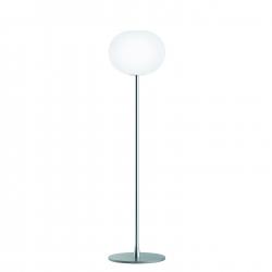 Glo Ball F3 Floor Lamp 185cm E27 205W - Silver mate