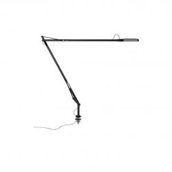 Kelvin LED Lampe de table avec Soutien fixé câble caché 7.5w Noir Brillant