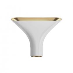 Tau Wall Lamp Outdoor white/indoor Gold