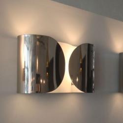 Foglio Wall Lamp 2x100W E27 Chrome