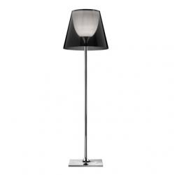 Ktribe F3 lámpara of Floor Lamp 183cm 1x205w E27 Chrome/Smoked