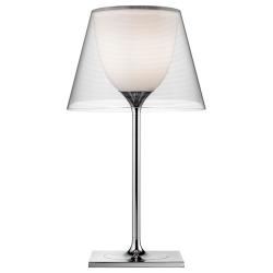 Ktribe T1 Table Lamp 56cm 1x70w E27 Chrome/Transparent