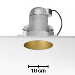 Kap 145 deep Downlight pour C dimmable TC 70W Or mate