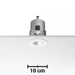 Light Sniper fixed Round for C dimmable Tm 35w Chrome.