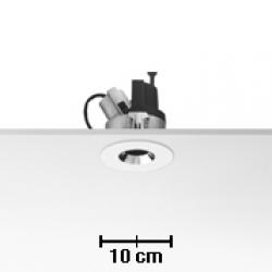 Light Sniper regulable Round para QR-CBC51 Lámpara 50w Inner Ring negro