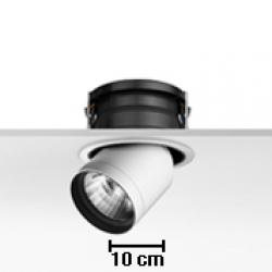 Pure 3 Downlight for HIT-CRI Lamp Spot 13_ 70W Black