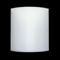 Luz de parede Simple branco 11w g23 Vidro branco