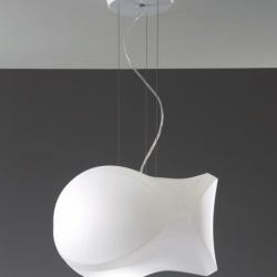 Antoo Pendant Lamp ø42,5x26cm 150cm max 1x150w E27 (HL) white opal