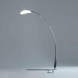 Flora lámpara von Stehlampe mit basis tubular metálica curvada 1x150w E27 (HL)