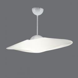 Luminair Pendelleuchte mit Ventilator 140x40 + 35 2x30w (FL) E27 weiß