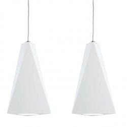 Vertigo Pendant Lamp Doble 80x24x40x150cm 2x42w E14 (HL) white