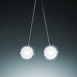 Nobi Pendant Lamp 2 lights 24x9x79cm 2x120w R7s/80 Nickel Satin