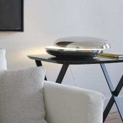 Loop Lampe de table ø50x17cm 1x40w 2GX13 (FL) Inox