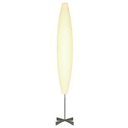 Havana lámpara de Lâmpada de assoalho Cromo com Dimmer branco