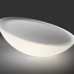 Solar Interior lámpara de Pie ø80cm E27 25w blanco Brillante