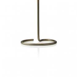Umbrella Table Lamp ø36cm indoor plisado Golden Lacquered Black