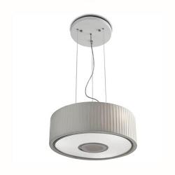 Spin Pendant Lamp 75cm 5xE27 max30W - Chrome Diffuser white opal