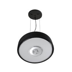 Spin Pendant Lamp ø75cm 5x30w PL E27 + Cree LED 350mA 9w 2900ºK Black