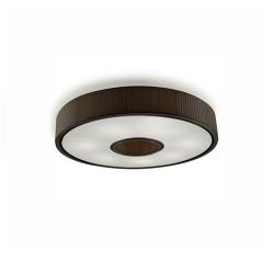 Spin ceiling lamp 45cm 3xE27 max23W - Chrome Diffuser Black opal