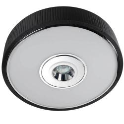 Spin lâmpada do teto ø45cm 3x30w PL E27 + QR-CBC51 GU5,3 Preto