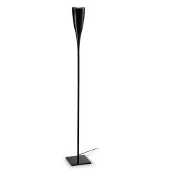Clear lámpara de Pie ø15x190cm E27 (HL) 205w negro
