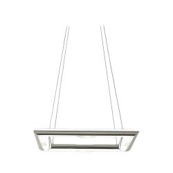 Adagio Pendant Lamp square 40cm 4xG9 75w Aluminium pulido