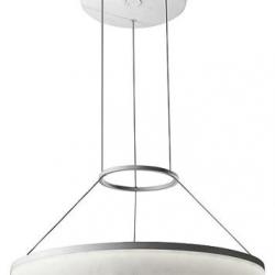 Circ Lâmpada pingente 100cm LED 18W - branco mate