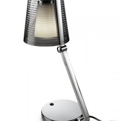 Emy Lampe de table inclinable 20,5cm 1xE14 15W - Diffuseur acrylique Chrome