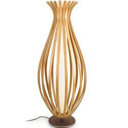 Bamboo Lámpara de Pie 330xLED Hongli 22W - Oxido pintado