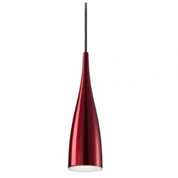 Clear Pendant Lamp 10x35,8x150cm E27 PAR 20 50w - Red