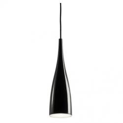 Clear Pendant Lamp 10x35,8x150cm E27 PAR 20 50w - Black