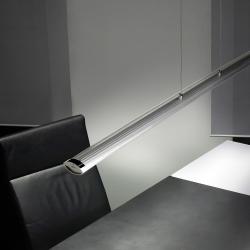 Ledagio Lámpara Colgante LED 18W 3000K policarbonato Mate regulable 1 10v Cromo