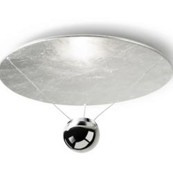 Single Lámpara Colgante 1xLED Cree 25W - Pan de Plata