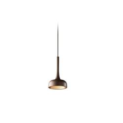 Sixties Lampe Suspension 20cm LED CREE 9W - brun foncé Cuivre Brillant