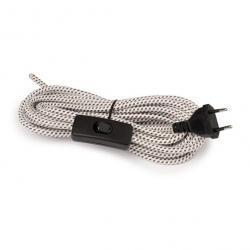 Vintage (accesorio) cable tela con interruptor