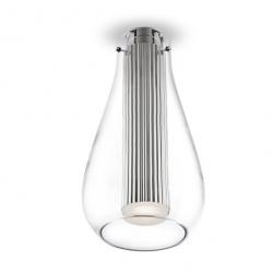 Rigatto ceiling lamp Large with Diffuser Glass LED CREE 7,2W - Chrome